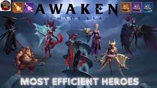Awaken: Chaos Era - The Most Efficient Heroes in ACE