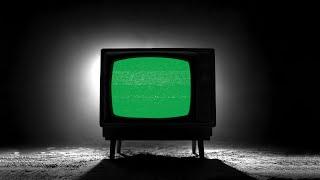 Dark Green CRT Glitch: A Retro TV Adventure!