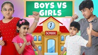 Boys vs Girls at school | Funny series | Minshasworld