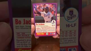 BO JACKSON HIT from 1990 SPORTFLICS! #junkwax #rippingpacks #baseballcards