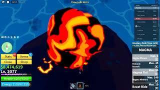 How to solo MAGMA raid in Blox Fruits (tutorial)