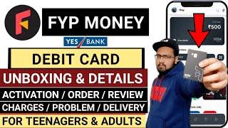 Fyp Card Unboxing | Fyp App | Fyp Debit Card Activation | Fyp Debit Card | Fyp Money For Teenagers