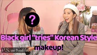 I tried Korean makeup with Jina Kim!