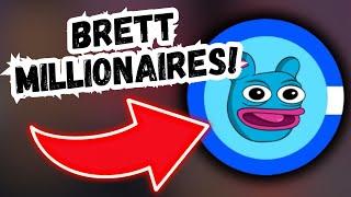 BRETT flips BONK! Millionaires are being made!