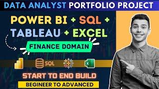 Data Analysis Complete Full Course | Data Analyst Portfolio Project | Start to End | Finance Domain