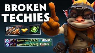 TECHIES 7.36B PATCH IS A BROKEN MID HERO | Techeis Official