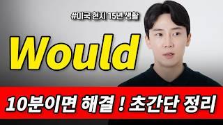 평생 헷갈린 would 한방에 해결! will vs would 사용법. 이제 깔끔하게 알아가세요!