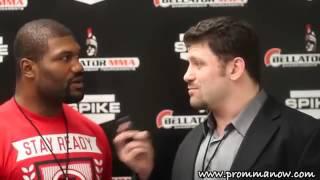 Quinton 'Rampage' Jackson slaps heck out of Reporter DanTheWolfman Face!