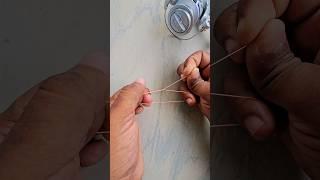 how to tie fishing line to reel #shorts #youtubeshorts