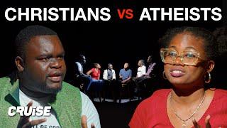 Christians and Atheists confronts their beliefs