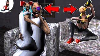 Alcoholic Grandpa vs Granny and baby Granny ► funny horror animation granny