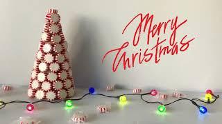 DIY Peppermint Candy Cone Christmas Tree|Christmas Decoration Crafts