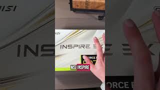 New MSi Inspire Rtx 5070 Ti GPU Install! (part 1)