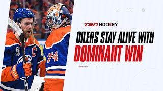 How important was it for Oilers to win Game 4 in dominant fashion?