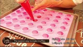 Making lollipops using Truffly Made Molds