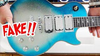 They Sent Me A FAKE Guitar! BUT I'm OK With It! Chibson UNBOXING Ace Frehley Sparkle