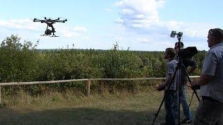 Drohne mit Kamera - Super Landing of Octocopter