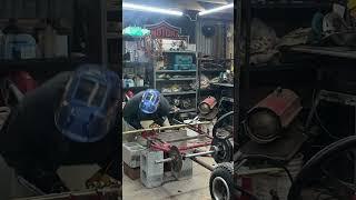 Go kart build started!