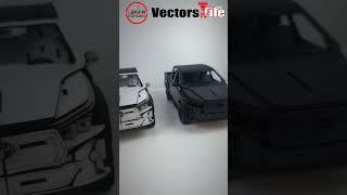 Laser Cut Toyota Hilux Vigo Dala Model Kit 3D Wooden Vigo Dala Vehicle Toy Design #lasercut