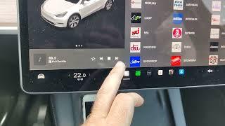 How to Use Radio on Tesla Model Y