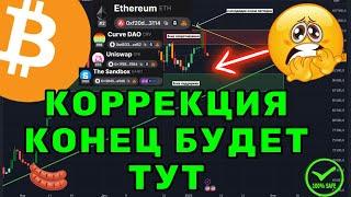 Биткоин теряет $100,000: когда начнётся новый рост? Прогноз для ETH, CRV, UNI, SAND