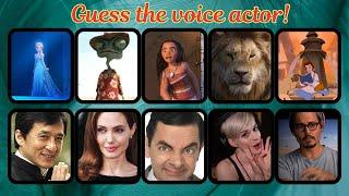 Guess the Voice Actors of 30 Famous Animation Characters - Celebrity Edition!