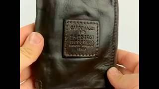 FILIPPO - Distressed Leather Zip Wallet by Campomaggi