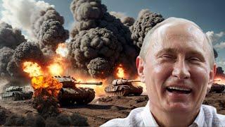 Today! All German Leopard 2 Tanks in Ukraine destroyed by Russian Su 57 Fighters