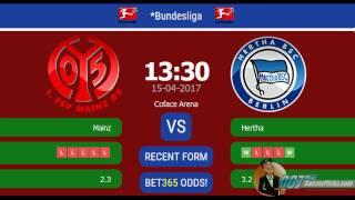 1  FSV Mainz 05 vs Hertha Berlin  PREDICTION (by 007Soccerpicks.com)