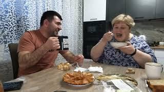 Ужинаем с мужем еда на любой вкус.
