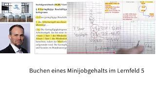 Buchen eines Minijobgehalts im Lernfeld 5