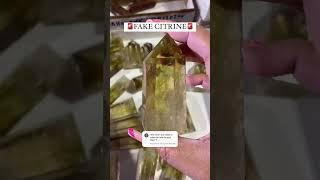 FAKE CITRINE ALERT | Amethyst Goddess Crystals