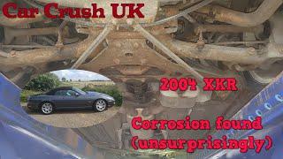 Jaguar XK8 corrosion issues unsurprisingly !!