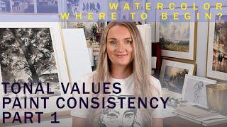 Watercolor Where to Begin How To Do See and Paint Tonal Values Tutorial