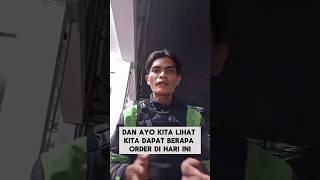 Penghasilan Driver Gojek | Terkendala Dengan Cuaca #driveronline #gojek #gopartner #shorts