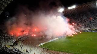 Hajduk Split-Dinamo Zagreb 2011 Pyro Show Torcida & White Boys Split