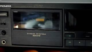 Pioneer CT-737 HiFi tape deck (1989 model, not a Mark II) , 720p