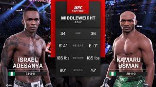 Israel Adesanya vs. Kamaru Usman Full Fight - UFC 5 Fight Night