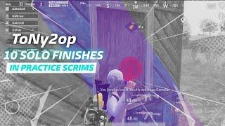 10 SOLO Finishes In Practice Scrims | Holding Centre Zone 16 Finishes wwcd | Team SCAR #BGMI