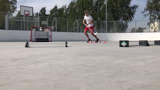 Myfloorball workout using Passer Pro, Passer, Skiller, Targets pro.