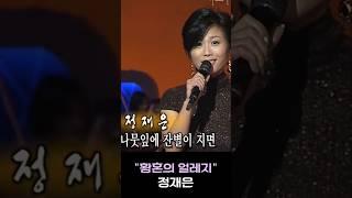 정재은 #황혼의 엘레지 #옛날노래 #트롯트인기가요 #대중가요
