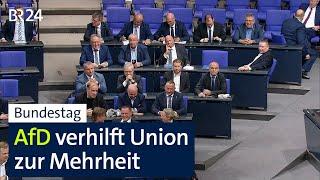 Bundestag: AfD verhilft der Union zur Mehrheit | BR24