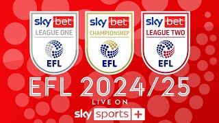 EFL fixture announcement 2024/25!