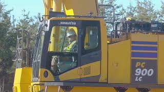 Get fast cycle times with the Komatsu PC900LC 11