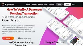 How To Verify A Payoneer Pending Payment Transactions