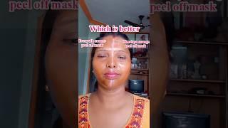 Himalaya peel off mask VS Everyuth peel off mask  #youtubeshorts #shorts #shortvideo #peeloffmask