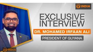 Exclusive Interview of Guyana President Dr. Mohd Irfaan Ali | DD India