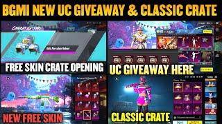  Bgmi New Coming UC Free Event Here | Next Classic Crate Update |RP Crate Opening Free Skins A10 RP