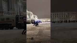 Одна из самых красивейших площадей России. Дворцовая площадь и новогодняя красота