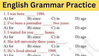 English Grammar Practice For ALL Exams